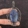 Tree Of Life Lapis Lazuli Pendant Copper Wire Wrapped Jewelry Handmade Antique Pendant Gemstone Pendant For Gift Lapis Lazuli Copper Jewelry