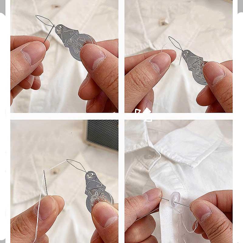 1 комплект, коробки для хранения пуговиц, булавок, швейная коробка, бытовой портативный дорожный мини-набор для шитья, набор ножниц, наперсток, игольчатые нитки