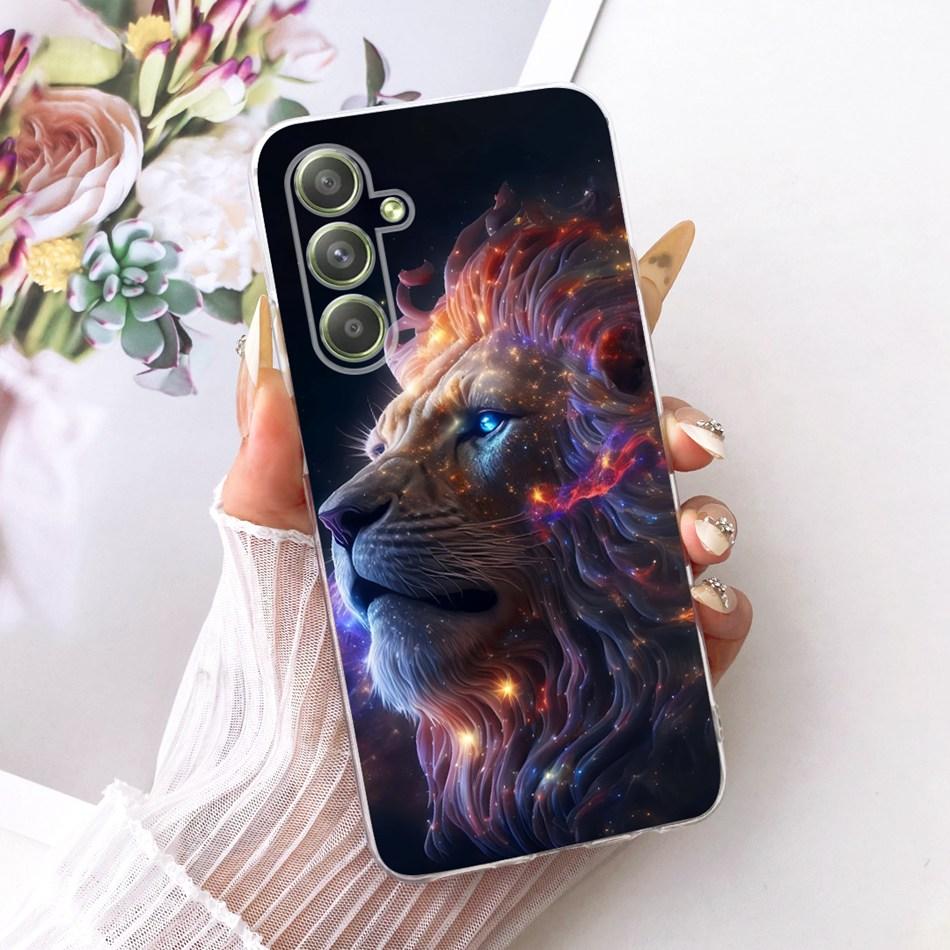 Для Samsung Galaxy A54 Чехол для телефона с рисунком Крутой Дракон Тигр Для Samsung A54 5G SM-A546B Мягкие Силиконовые TPU Чехлы