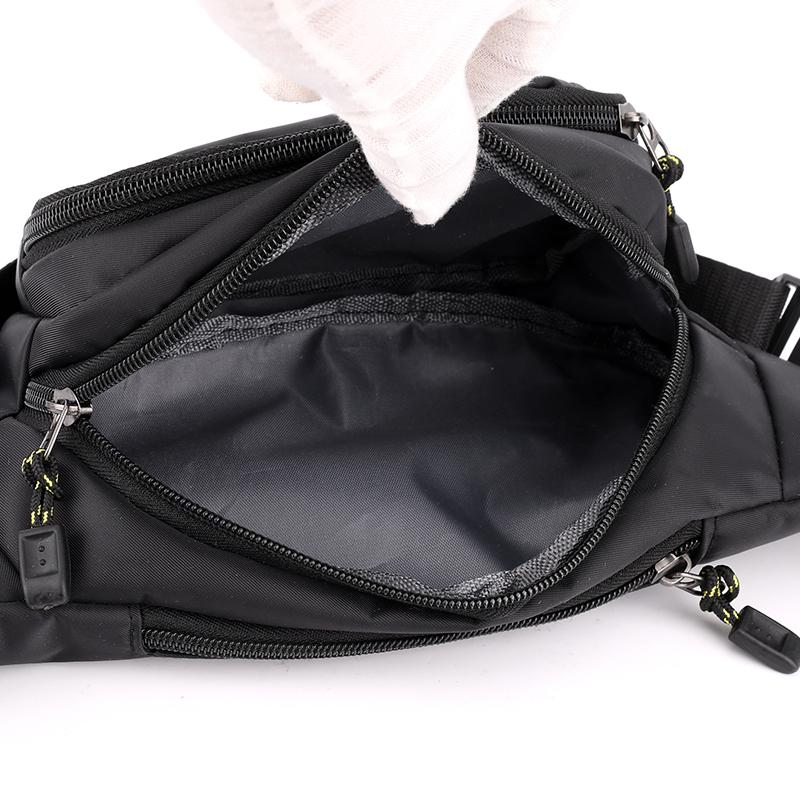 Сумка на пояс мужская многофункциональная нагрудная сумка для спорта на открытом воздухе многослойная водонепроницаемая сумка для мобильного телефона большой емкости через плечо