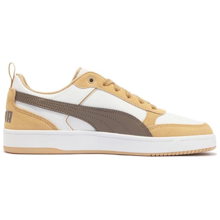 Puma Унисекс Кроссовки DRIBBLE Низкие Бело-Коричневые 401057-02