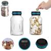 Gift Digital Electronic LCD Display Coins Counting Jar Money Saving Box Coin Counter Piggy Bank