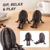 3D-печатная шарнирная кофейная игрушка - Настольное украшение для любителей кофе Подарок