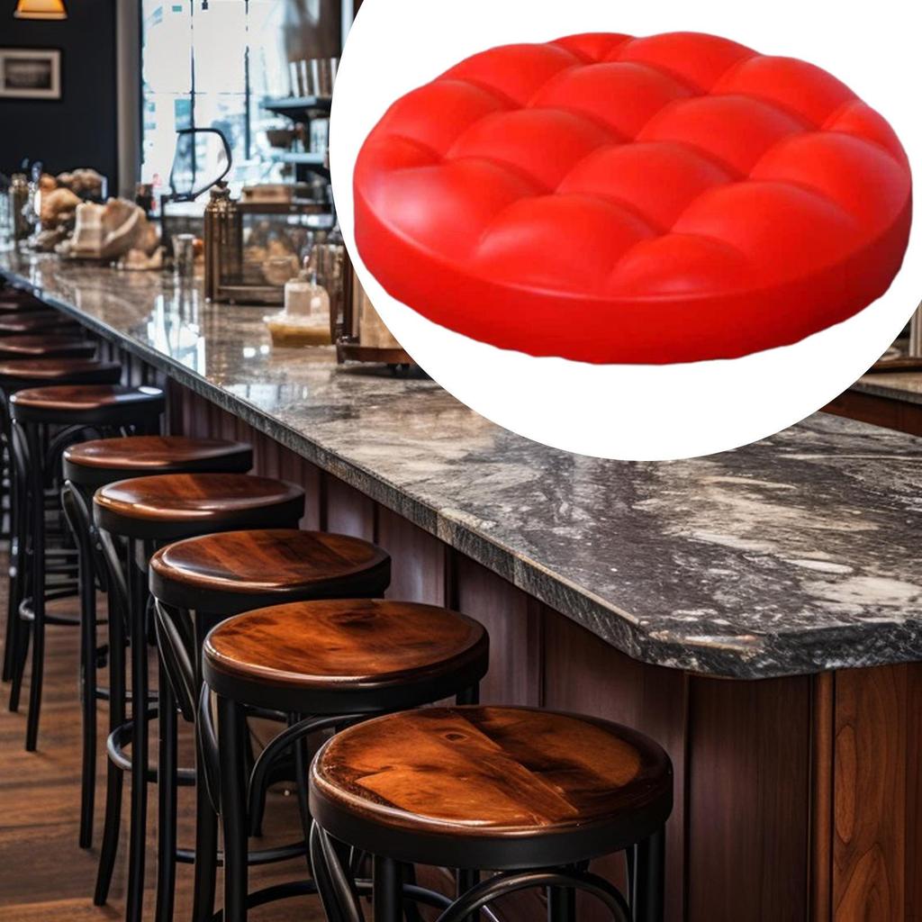 Bar Stool Cushion, Round Padded Waterproof Swivel Cushion for Home And Dining Room.