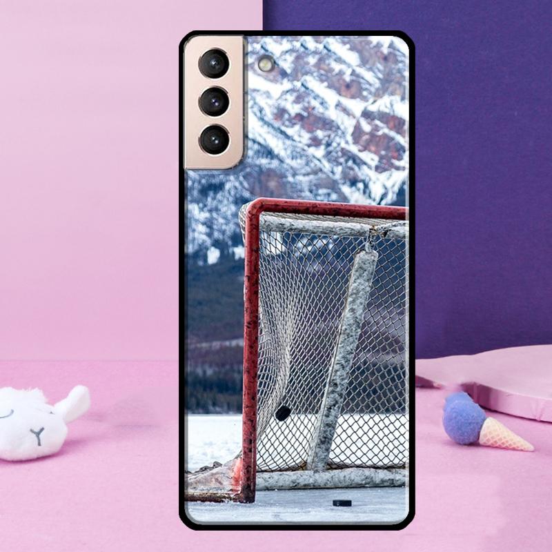Ice Hockey Sport Phone Case For Samsung Galaxy S25 Ultra S24 S23 Ultra S9 S10 S20 S21 S22 Plus S24 FE Cover