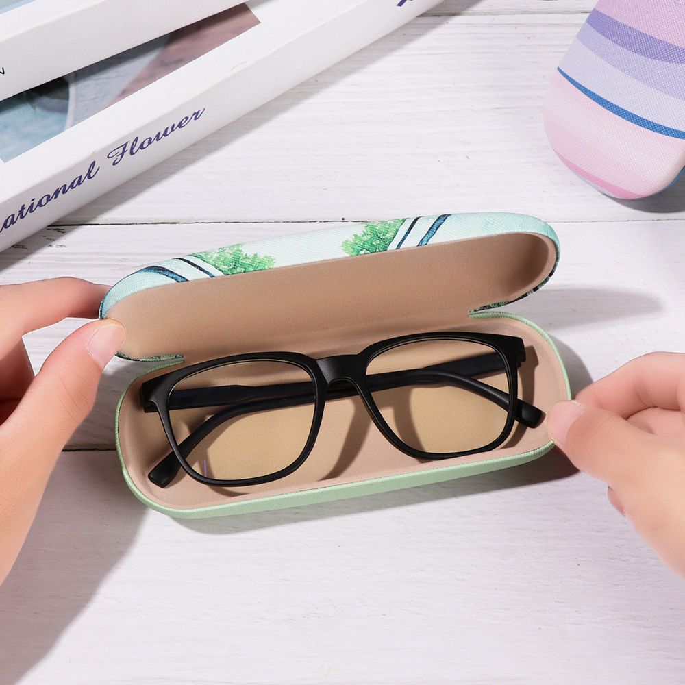 Travel Office Cute Pattern Spectacle Holder Eyewear Protector Glasses Box Eyeglasses Case