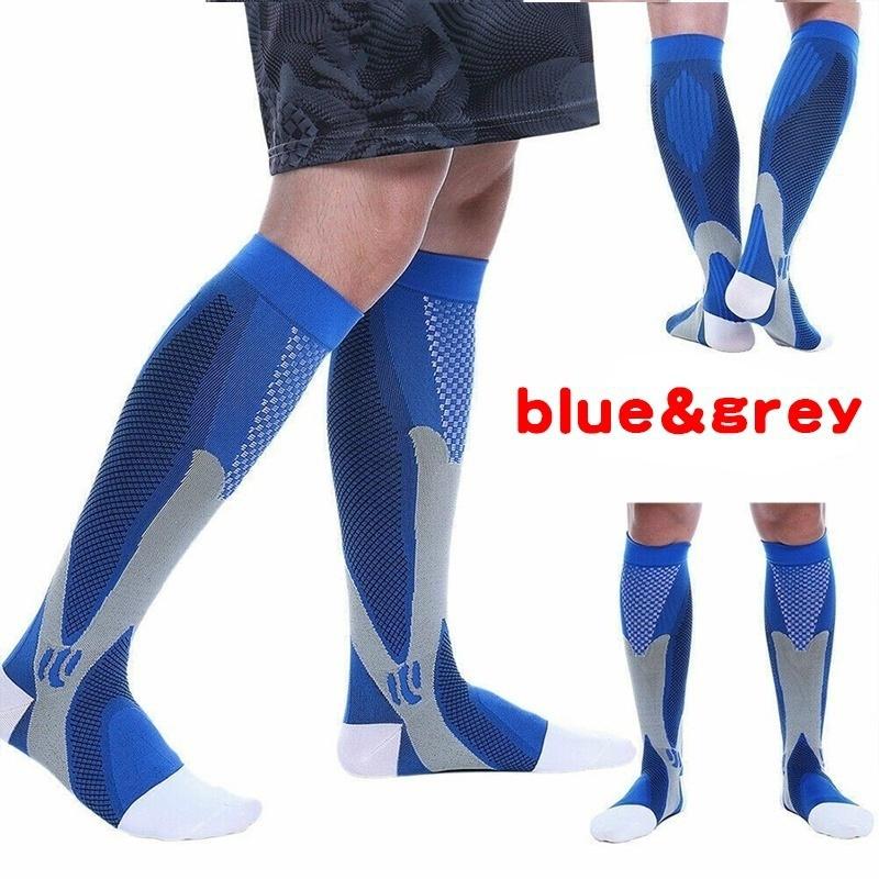 Компрессионные носки для женщин и мужчин. Компрессионные носки для кровообращения. Лучше всего подходят для бега, медицины, медсестер, путешествий, езды на велосипеде.