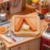 1/12 Реалистичные аксессуары для кукольного домика Еда Китайский завтрак Набор Чашка соевого молока Жареный хворост Аксессуары для уличной сцены