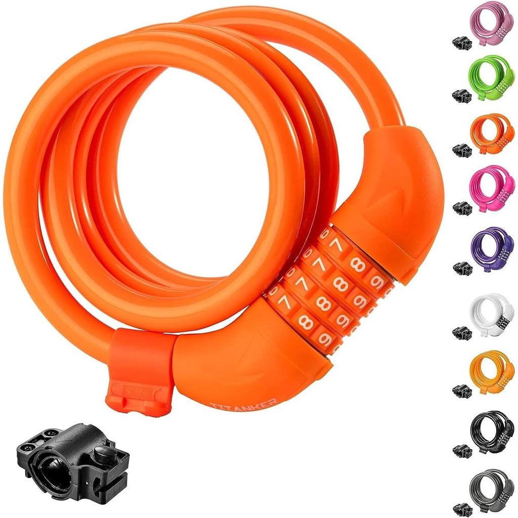 Bicycle Password Lock, Steel Wire Lock, Mountain Bike Four Position Password Lock, Motorcycle Lock, Anti-theft Lock, Dead Flying Lock, 532 Locks