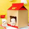 Наполнитель для туалета для домашних животных из картона с рисунком из фетра Осенне-зимний домашний наполнитель Кошачий приют Домашний кошачий наполнитель Всесезонный собачий наполнитель