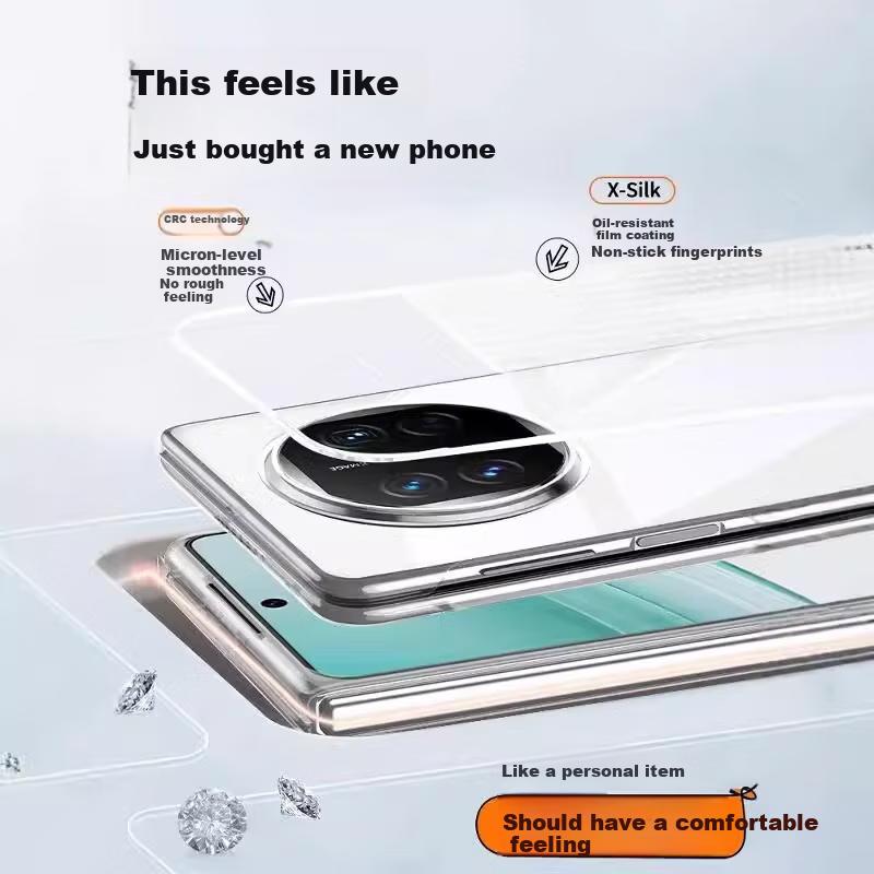 BIAZE BIAZE Phone Case for Huawei Mate X6, Mate X6 Collector's Edition Foldable Screen Full Protection Clear Transparent Hard, JK774 Transparent