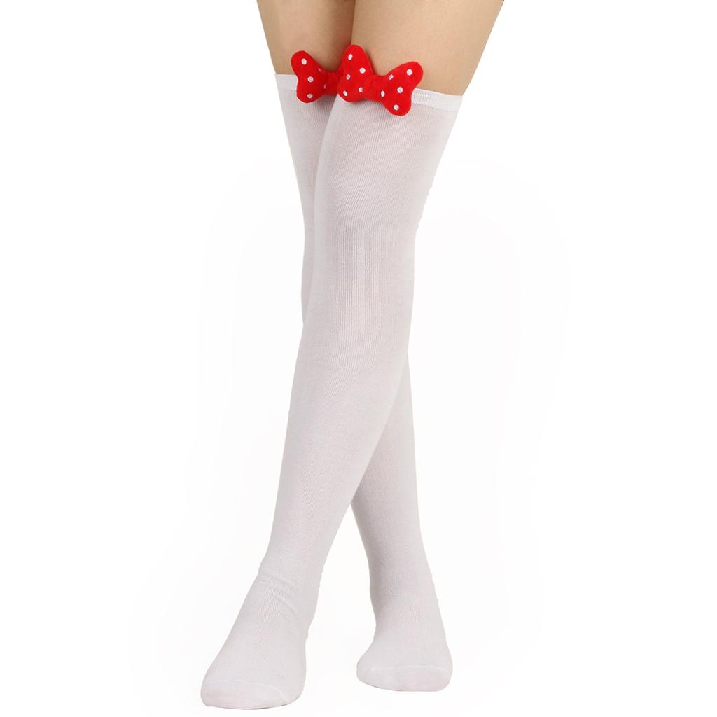 Женские носки до бедра, длинные гольфы, милые гольфы выше колена, чулки