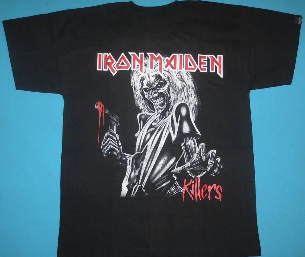 Iron Maiden The Number of The Beast Эдди Графический Футболка Группы Унисекс Футболка
