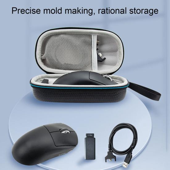 Чехол для беспроводной мыши Logitech GPW 1/2, жесткий корпус из ЭВА, ударопрочный, на молнии, органайзер для игровой мыши, сумка-переноска для путешествий