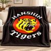 Hanshin Tiger blanket Flannel Blanket Soft Cozy Plush Throw for Sofa Bed Lightweight Home Decoration Outdoor camping