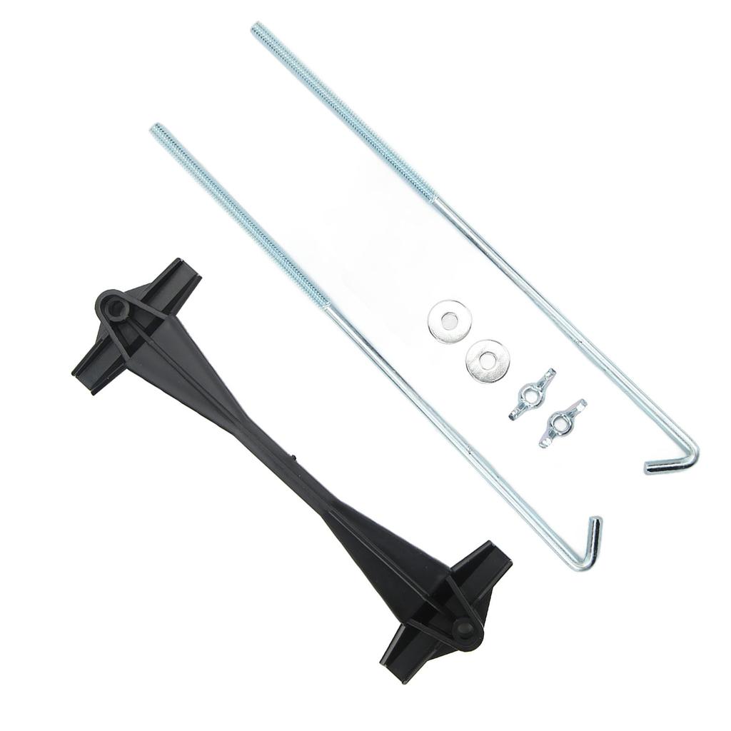 7in Battery Clamp 10in Hold Down Bolts Nuts Kit J Hook Universal Automobile Accessories