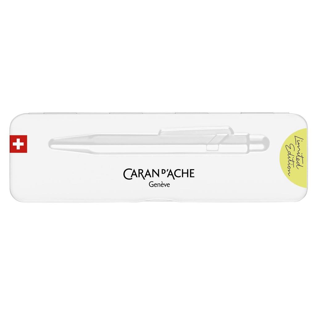 CARAN Ballpoint Pen 849 Pastel Yellow Limited Regular Imported Product D'ACHE Oil-based NF0849-462