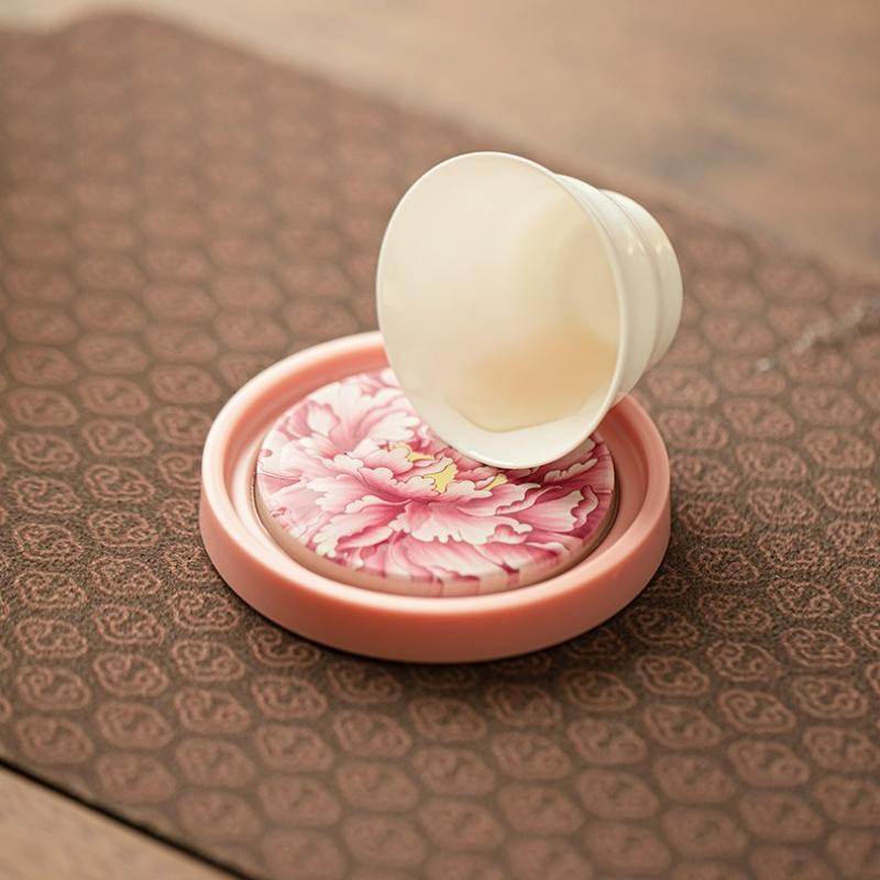 В китайском стиле, впитывающие воду, розовые подставки для чая, Кунг-фу, бытовые, для хранения, подставка для чайной чашки, коврик, чайный поднос, аксессуары для церемонии, новые