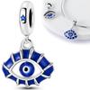 Charms Plata Ocean Element Blue Eye Stars Pendants Fit Original Bracelets Charms For Women Jewelry Diy Making Diy Gifts