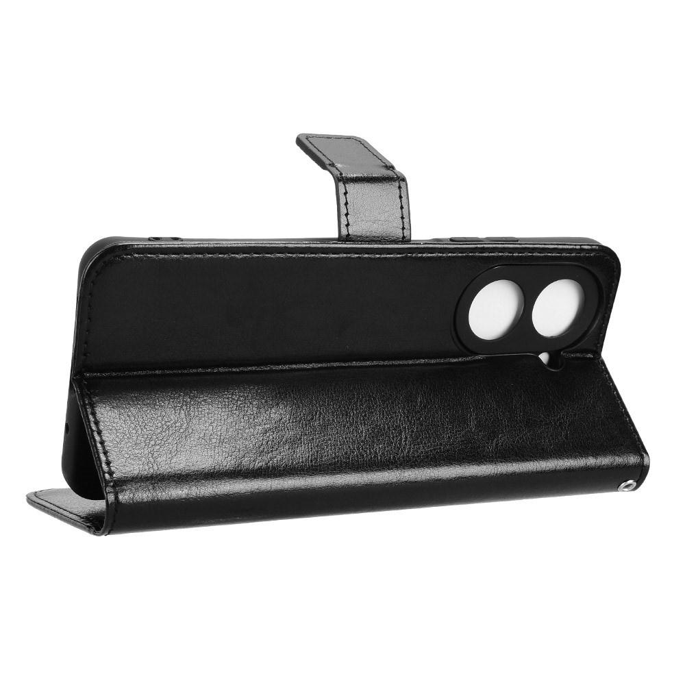 Flip case for Xiaomi Redmi A5, Crazy Horse Wallet, black