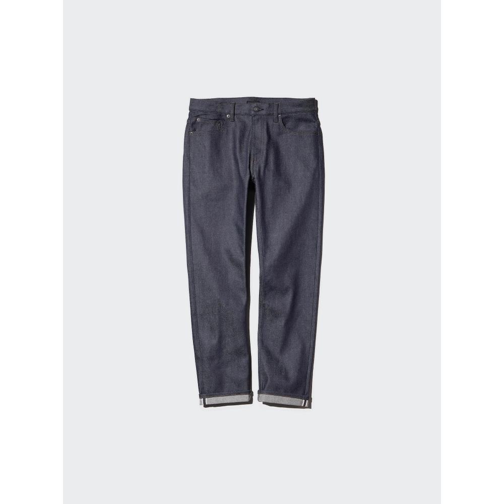 Uniqlo Японские джинсы слим стрейт селвидж