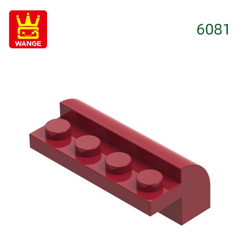 44Pcs/lot 6081Corner 4Hole Slope Curved 2x4x1 1/3 featuring Top Block Moc Colour Accessories Works With featuring Brick Kids Toy