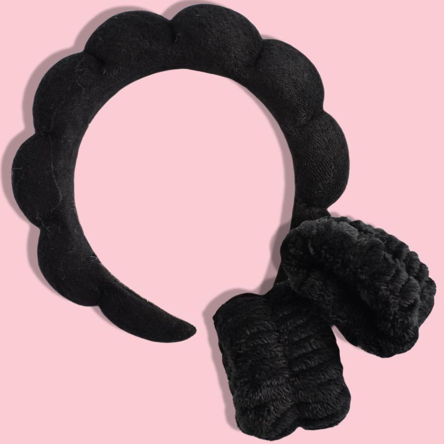 Мягкая повязка на голову с бантом, туалетная резинка, многоцветная, матовая, с матовым покрытием, большая заколка, высокоэластичная резинка для волос, набор из 16 штук