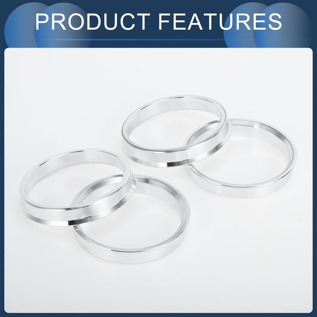 INFINAUTO Центрирующие кольца 54,1 мм внутренний диаметр до 60,1 мм внешний диаметр кольца ступицы колеса автомобиля алюминиевый сплав 4 шт.