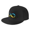 Ukraine Cool Flat Baseball Cap Hiphop for Unisex Teens Snapback Trucker Hat Snapback Cap Polyester Four Seasons Casual One Size