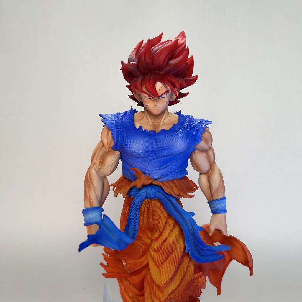 32,5 см/12,79 дюйма Аниме Dragon Ball Z Фигурка Гоку Супер Сайян Фигурка Действия Коллекционная Статуя Модель Игрушка Подарок