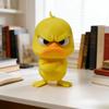 Фигурка жёлтая утка 4,5 см, мини игрушка утёнок, декоративная фигурка, злая уточка, подарок детям