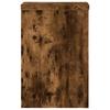 Plant Stand 2 pcs Smoked Oak 20 x 20 x 30 cm Engineered Wood