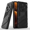 For Vivo X100 X100s X90 X90s X80 X70 Lite Pro Plus Punk Armor Shockproof Bumper Rugged Rubberized PC Fitted Kickstand Case Stand Holder Cover Shell