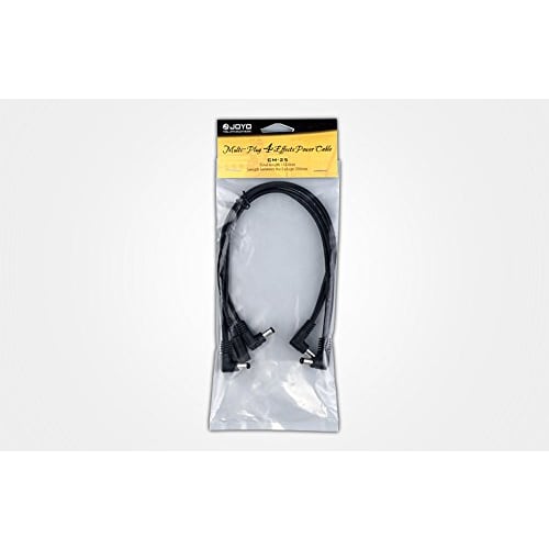 JOYO CM-25 Multi-Plug Daisy Chain Cable for Effects Pedals (4 Plugs, 33cm Spacing)