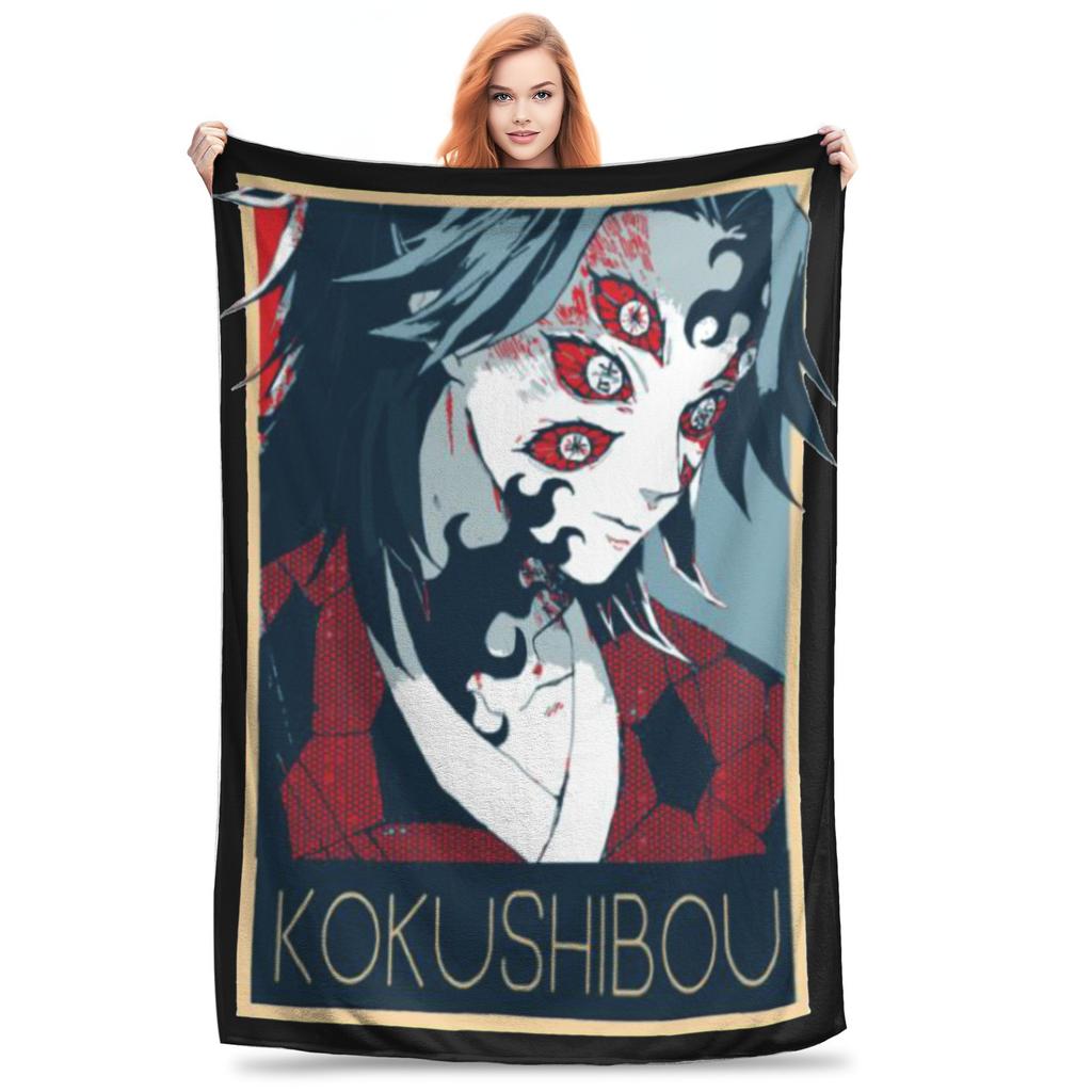 Иноске Клинок Рассекающий Демонов Одеяло Бархатное Весна Осень Многофункциональное Теплое Плед для Дома Улицы Одеяло