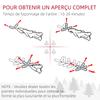Artificial Christmas Tree with 310 Branches Steel Stand Foldable Steel Base Height 120 cm Green