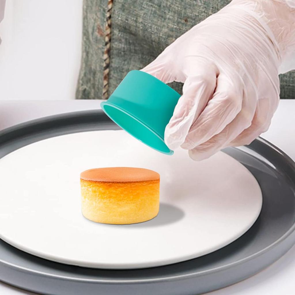 4 6 8 10 Inch Round Shape Mold Silicone Small Cake Baking Pan Mousse Fondant Cylinder Mould For Pastry Dessert Jelly