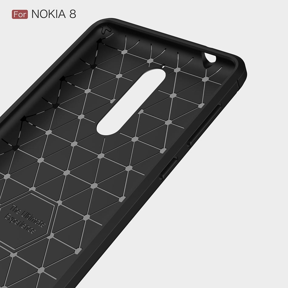 Чехол из углеродного волокна для Nokia 8 TA-1004, силиконовый мягкий чехол для Nokia 6.1, для Nokia 7 Plus 2.1 3.1 5.1 6 2018 7Plus