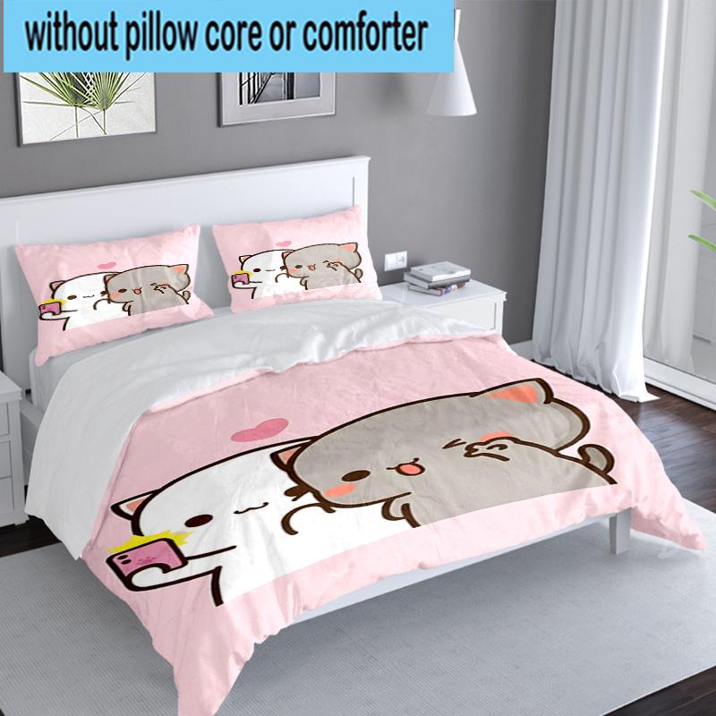 3PCS Bobo Dudu Bedding Set,Including 1pc Duvet Cover And 2pcs Pillowcases Perfect for Bedroom, Dormitory, Large size Fan Christmas gift