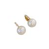 Pink Pearl Earrings Women'S Design High-End Light Luxury French Stud Earrings
