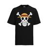 One Piece Flagge Shirt Ruffy Luffy Pirat Strohhut Totenkopf Marine Herren