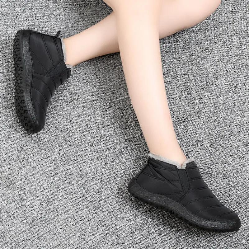 Cotton Shoe Unisex Large 36-47 Warm Cotton Shoes Soft Soled Waterproof Cotton Shoes Snow Leisure Outdoor Cotton Boots