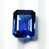 Emerald Cut Ring Size CERTIFIED 8 Ct Natural Blue Tanzanite Loose Gemstone multiQ 00G