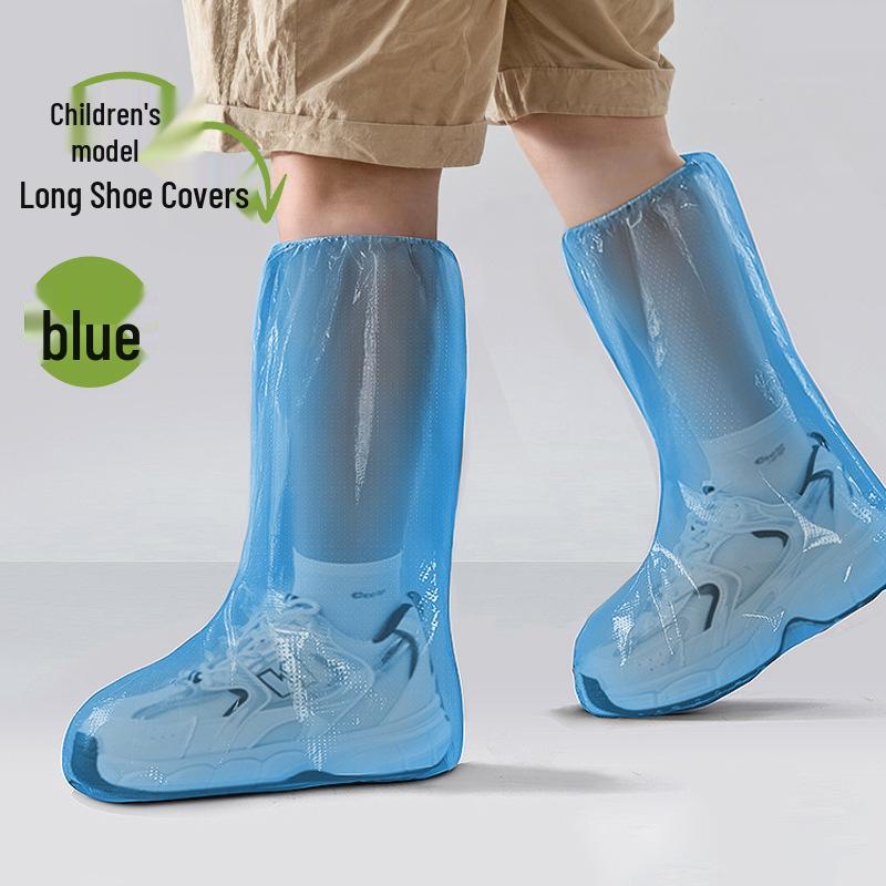 Портативные водонепроницаемые толстые прозрачные одноразовые бахилы - индивидуально упакованы для использования на открытом воздухе