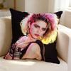 Pop Queen MMadonna  Pillow Case Square DoubleSided Sofa Cushion Cover Bedroom Bedside Pillow