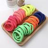 25PCS/Lot 4.5CM Rainbow Colorful Hair Band Gum Hair Ties For Girls Rubber Bands Hair Elastics Kids Accessories Headdress