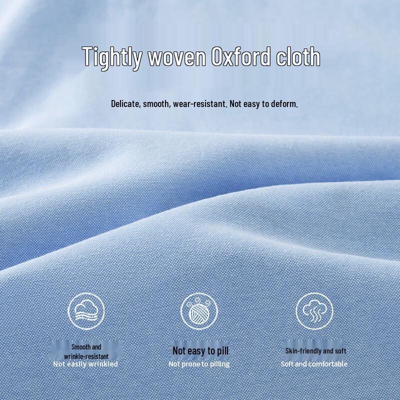 JEEP Men's Autumn Wrinkle-Free Oxford Casual Long-Sleeve Shirt