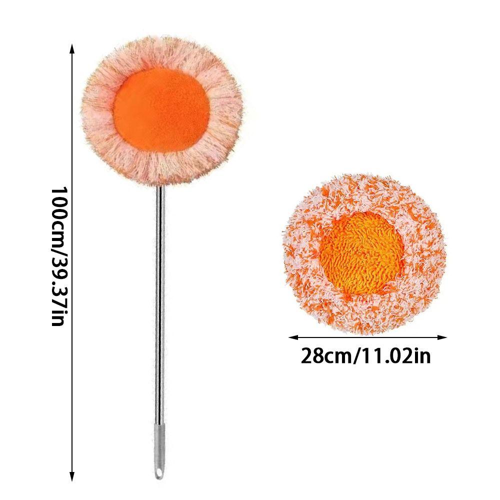 Гибкая вращающаяся швабра для пола, удаление пыли, средство для удаления пыли с потолка, швабра «Подсолнух» для стен, потолка