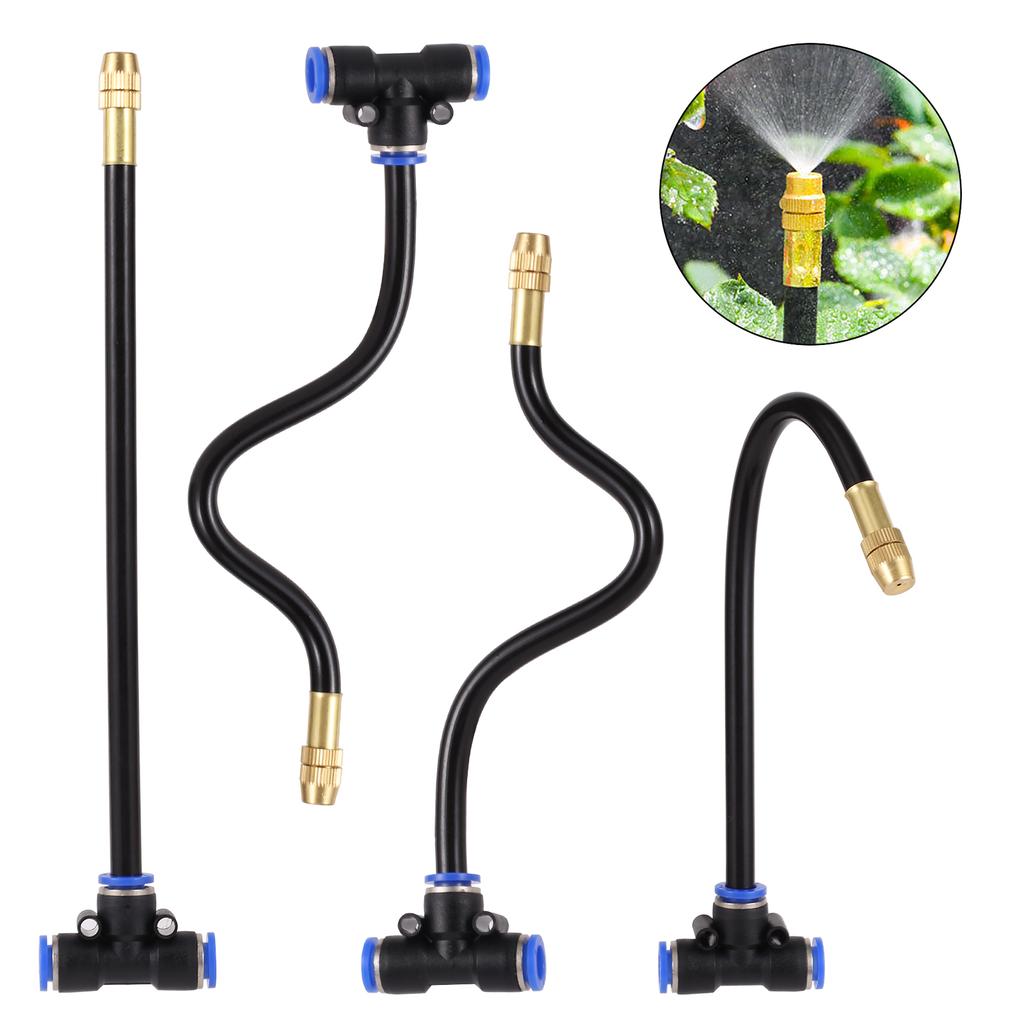 5-20M Universal Way Automatic Atomization Watering Kit Free-Bend Misting Nozzle Flower Irrigation Cooling Humidify Dust Removal