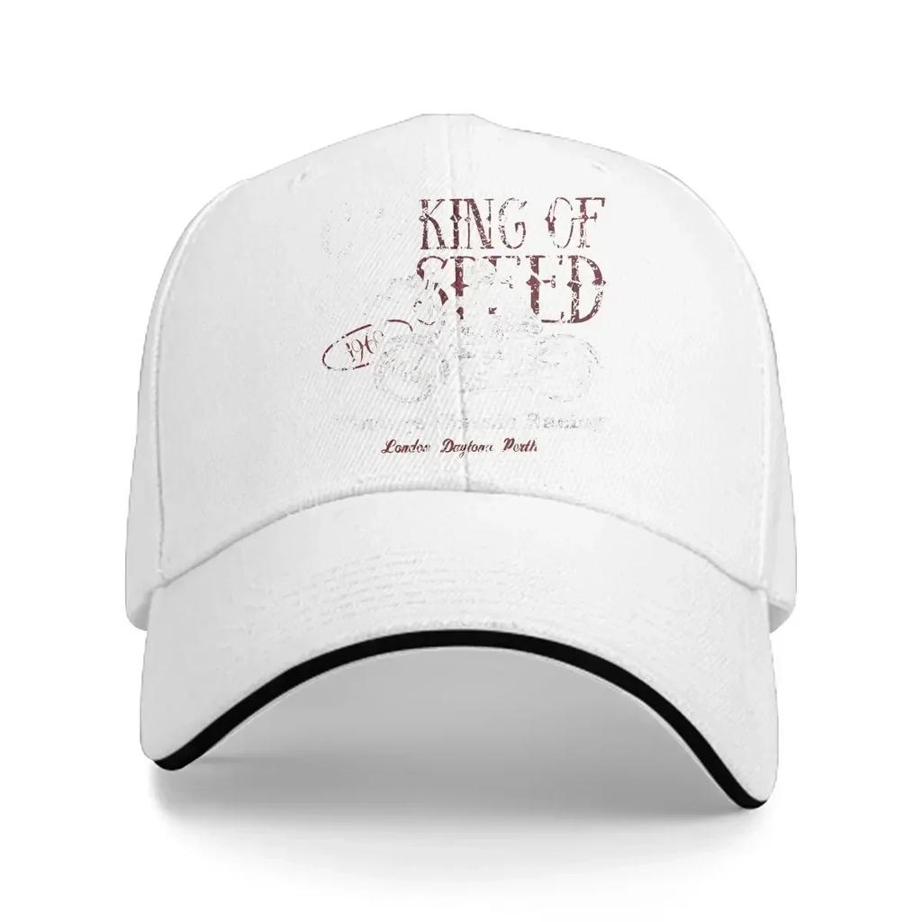 Стильная унисекс бейсболка Cafe Racer Speed King Тракер Кепка Snapback Кепка Папы Мотоциклетные Шляпы для Гольфа
